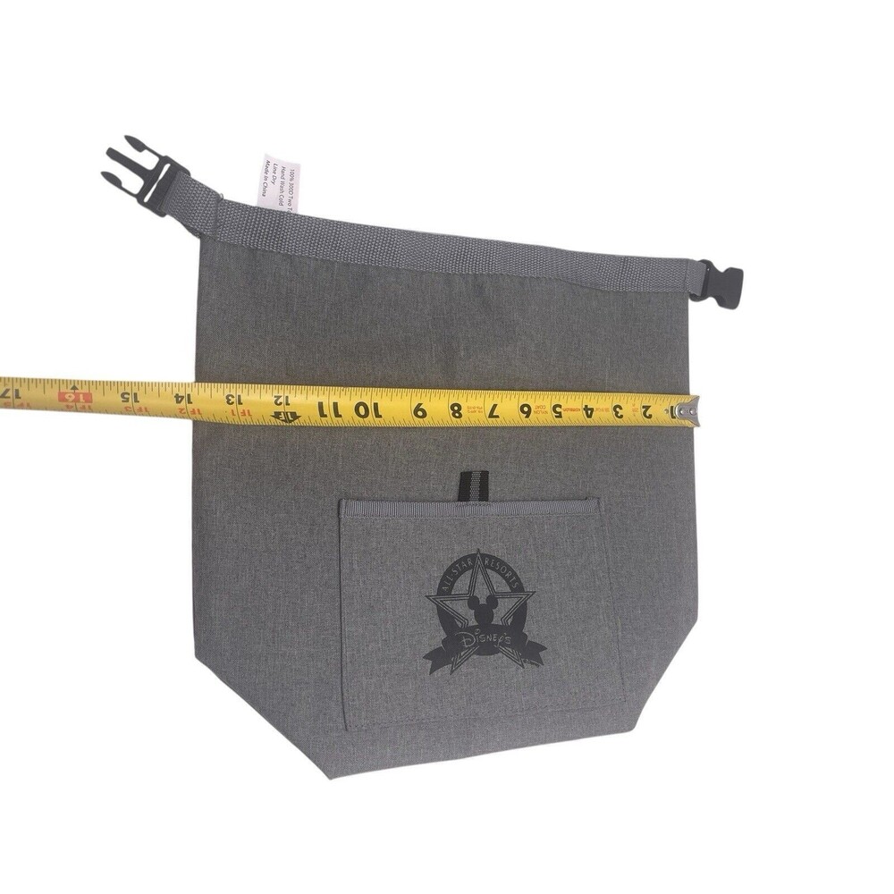 Genuine Disney's All-Star Resort Grey w/ Black Logo Travel Cooler Bag - Picture 11 of 12